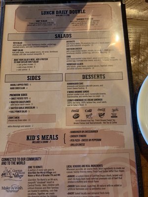 Menu photo 6 Thorn Hill Tap House Wexford, PA