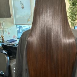 Nanoplastia after wash,no flat iron needed
