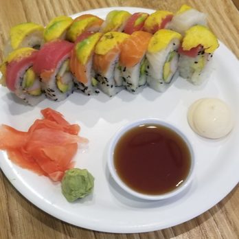 The Sushi Bar - Rainbow California Roll - Sushi Bars Near Me - Miami, Florida