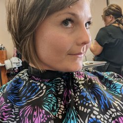 Amazing hair cut and style by Melissa
