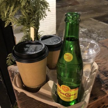 Compass Coffee Downtown - To-go order: Americano, mocha, water, and a chilled Topo-Chico seltzer - Coffee & Tea Near Me - Vancouver, Washington Compass Coffee Downtown - To-go order: Americano, mocha, water, and a chilled Topo-Chico seltzer - Coffee & Tea Near Me - Vancouver, Washington