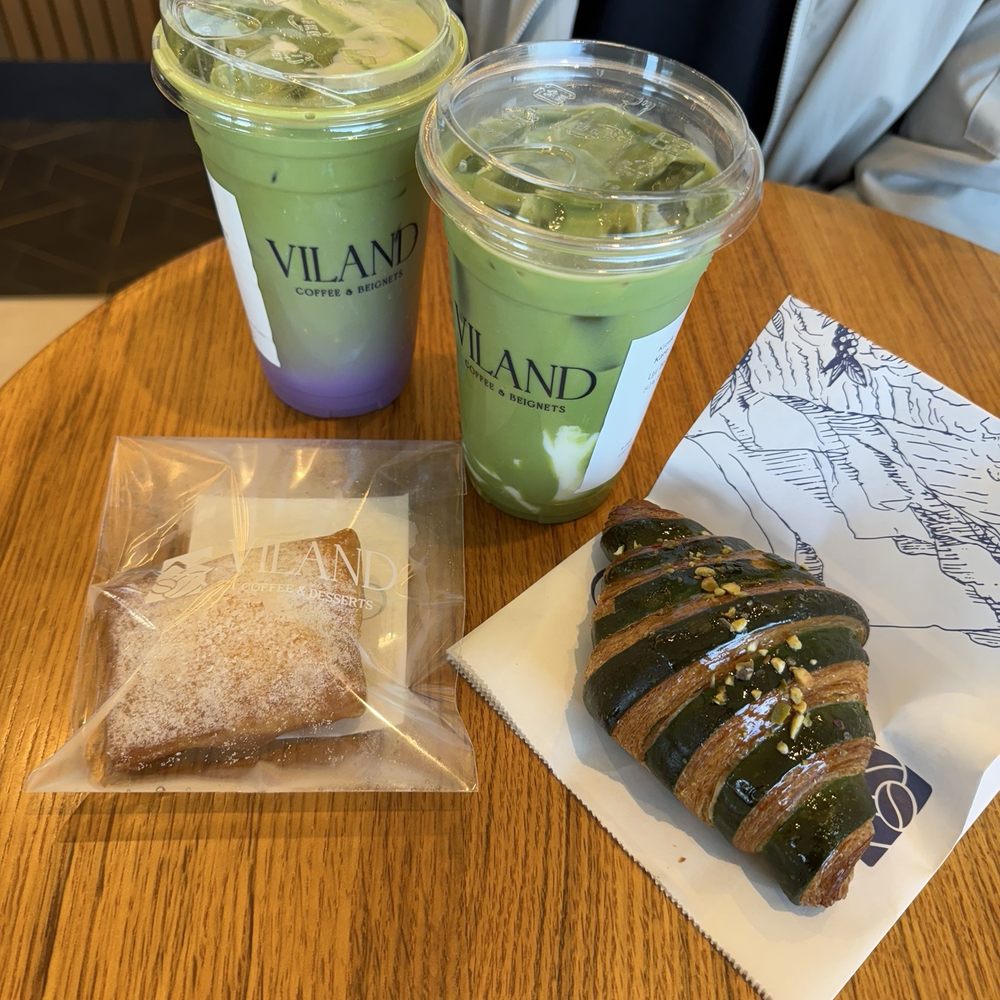 Viland Coffee - Uji Tofu Matcha, Ube Matcha Latte, Beignets, Pistachio Croissant - Coffee & Tea Near Me - Westminster, California Viland Coffee - Uji Tofu Matcha, Ube Matcha Latte, Beignets, Pistachio Croissant - Coffee & Tea Near Me - Westminster, California