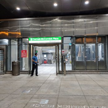 CTA - Cermak-McCormick Place [Green] - Cermack: Street View - Public Transportation Near Me - Chicago, Illinois