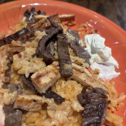 El Rancho Mexican Grill - Tiger Plate (with fajita chicken and steak)