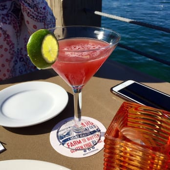 Bluewater Avalon - Pomegranate Martini - Seafood Near Me - Avalon, California