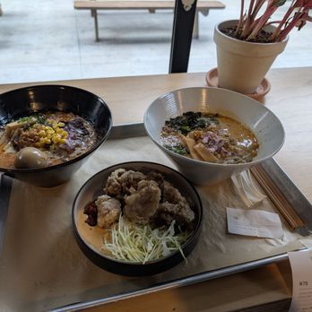The Loop by Hachiroku - Two ramen and the chicken karage - Japanese Near Me - New Haven, Connecticut