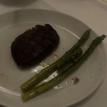 Del Frisco's Double Eagle Steakhouse - FILET MIGNON* 8 oz. And Asparagus - Steakhouses Near Me - Las Vegas, Nevada