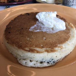 Blueberry stuffed pancake