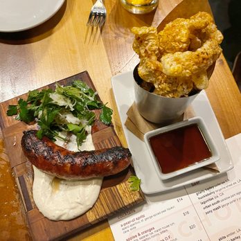 Cochon RESTAURANT - Chaurice Sausage and the Chili Dusted Cracklins - Cajun/Creole Near Me - New Orleans, Louisiana