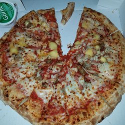 Papa Johns Pizza - Rewards pizza...toppings cover about 40%. They don't pay attention to detail...and the owner obviously doesn't stand by his promise.