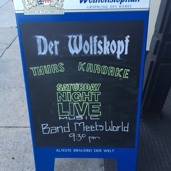 Der Wolf - Look for the sign on the street. - Beer Bar Near Me - Pasadena, California