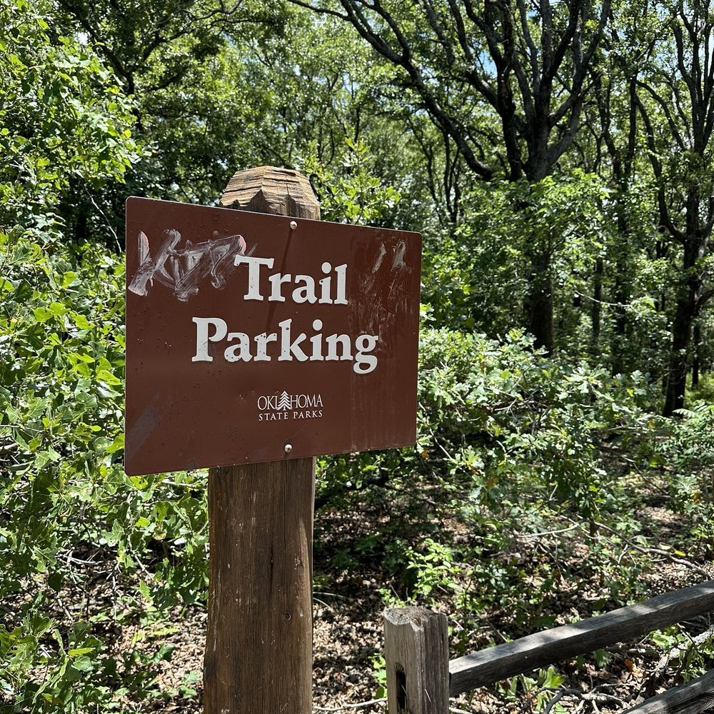 Oklahoma hiking trail... it's soupy out today Oklahoma hiking trail... it's soupy out today