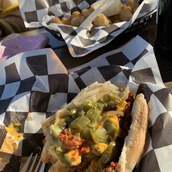 Lucy's on Lighthouse - Gourmet hotdogs, loaded tots, beers and ice cream stuffs! - Hot Dogs Near Me - Pacific Grove, California Lucy's on Lighthouse - Gourmet hotdogs, loaded tots, beers and ice cream stuffs! - Hot Dogs Near Me - Pacific Grove, California