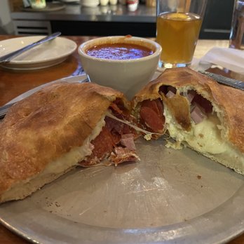 Rip Van Winkle Brewing Company - Godfather calzone was delicious. The small size is big enough for 2 people. Rip van wit was also very tasty and crisp. - Pizza Near Me - Catskill, New York Rip Van Winkle Brewing Company - Godfather calzone was delicious. The small size is big enough for 2 people. Rip van wit was also very tasty and crisp. - Pizza Near Me - Catskill, New York