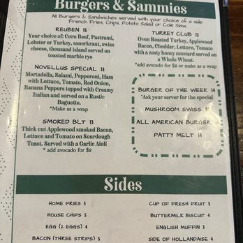 Novellus - Menu - New American Near Me - Saint Charles, Missouri