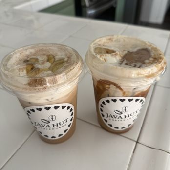 Java Hut - Salted maple banana latte and cookie butter latte - Coffee & Tea Near Me - Lake Elsinore, California Java Hut - Salted maple banana latte and cookie butter latte - Coffee & Tea Near Me - Lake Elsinore, California