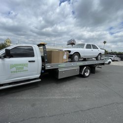 Emergency Tow - Chris saved the day with the Flatbed truck!