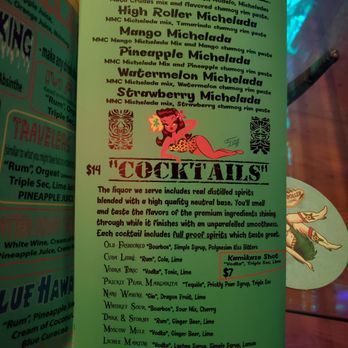 High Roller Tiki Lounge - Menu - Tiki Bars Near Me - Solvang, California