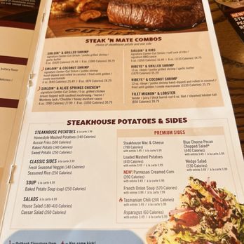 Outback Steakhouse - Regular menu - Steakhouses Near Me - Concord, North Carolina Outback Steakhouse - Regular menu - Steakhouses Near Me - Concord, North Carolina