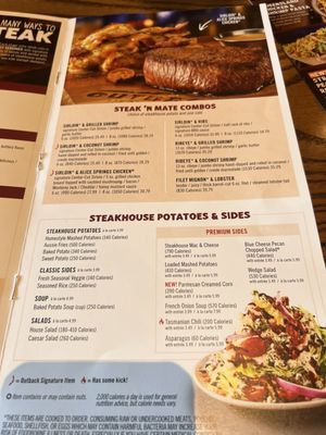Menu photo 7 Outback Steakhouse Concord, NC Menu photo 7 Outback Steakhouse Concord, NC
