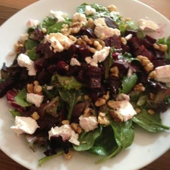 204 Main Bar & Bistro - Roasted Beet and Goat Cheese Salad, dinner size or salad size. - Venues & Event Spaces Near Me - Sharon Springs, New York 204 Main Bar & Bistro - Roasted Beet and Goat Cheese Salad, dinner size or salad size. - Venues & Event Spaces Near Me - Sharon Springs, New York
