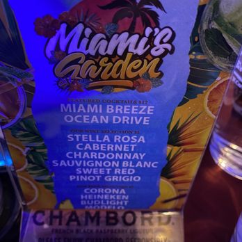 Miami's Garden - Drink menu - Breakfast & Brunch Near Me - Indianapolis, Indiana