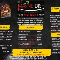 The Mayne Dish - New Menu Update