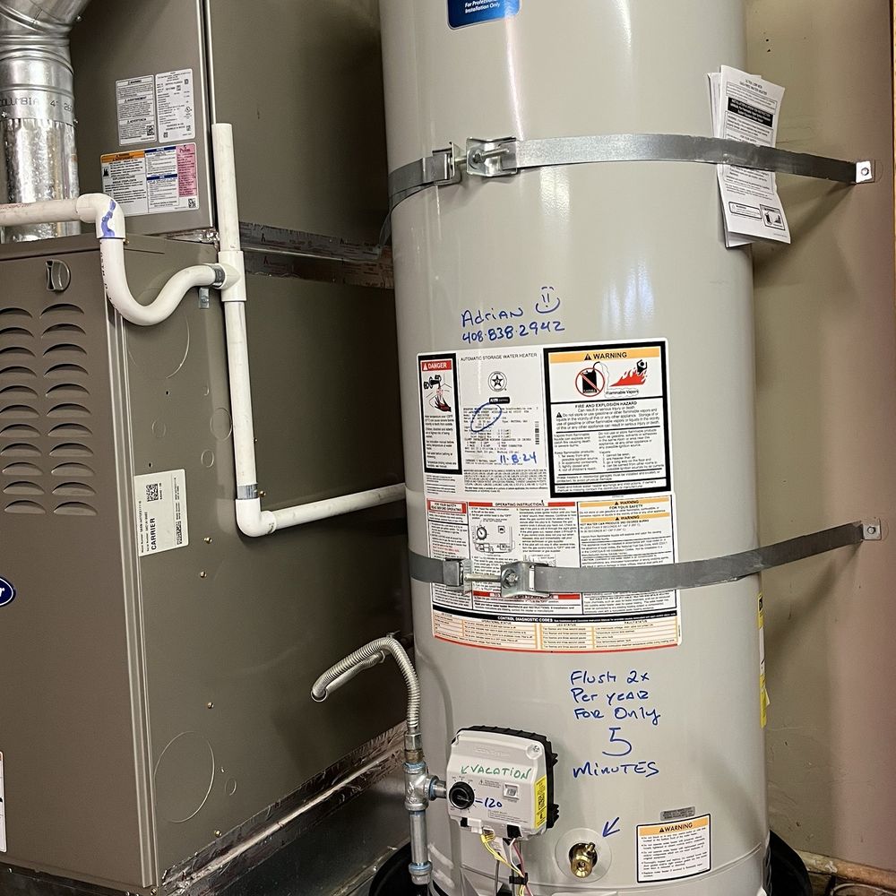 New water heater New water heater