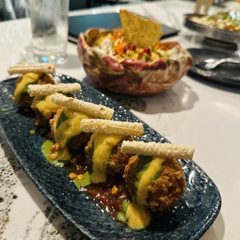 Farzi Cafe - Dal chawal arancini - Indian Near Me - Bellevue, Washington