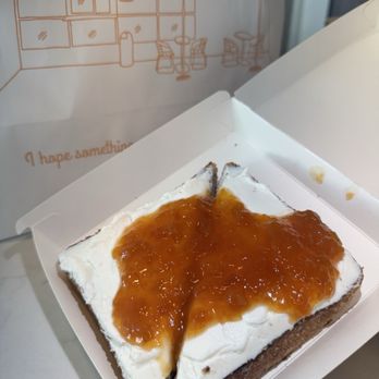 Whata Peach - Peach jam ricotta toast - Juice Bars & Smoothies Near Me - Studio City, California Whata Peach - Peach jam ricotta toast - Juice Bars & Smoothies Near Me - Studio City, California