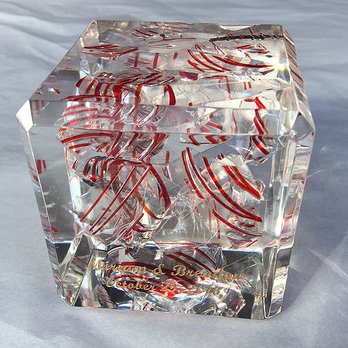 Crystal-Like Plastics - Broken glass cubes are the perfect wedding gifts - Trophy Shops Near Me - Chatsworth, California