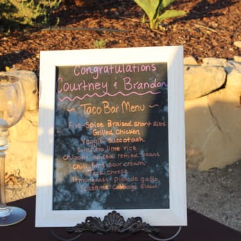 Cass Winery - Taco Bar Signage - Wineries Near Me - Paso Robles, California