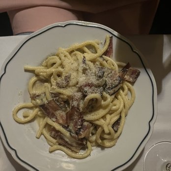 Ciao Roma - Spaghettoni Carbonara - Italian Near Me - Boston, Massachusetts Ciao Roma - Spaghettoni Carbonara - Italian Near Me - Boston, Massachusetts