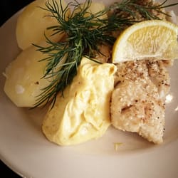 Sjökrogen Östhammar - Dagens rätt var fisk och det var tillagad perfekt.
