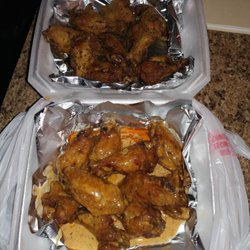Scoreboard Sports Bar & Grill - Lemon pepper wings & cajun ranch wings. Crispy and delicious!