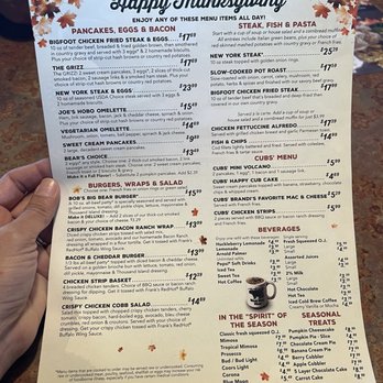 Black Bear Diner Reno - Thanksgiving menu 2024 - American Near Me - Reno, Nevada Black Bear Diner Reno - Thanksgiving menu 2024 - American Near Me - Reno, Nevada