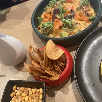 Suspiro - Ceviche Mixto with Potato Chips - Spanish Near Me - San Jose, California Suspiro - Ceviche Mixto with Potato Chips - Spanish Near Me - San Jose, California