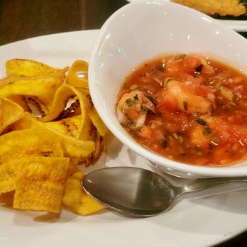 Rumba Cubana - Ceviche De Camarones $8.95 (07/14/23). @RumbaCubana_Official #NorthBergen #CubanFood #Seafood #FoodPorn - Cuban Near Me - North Bergen, New Jersey
