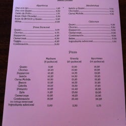 Papi John Pizza - Menu