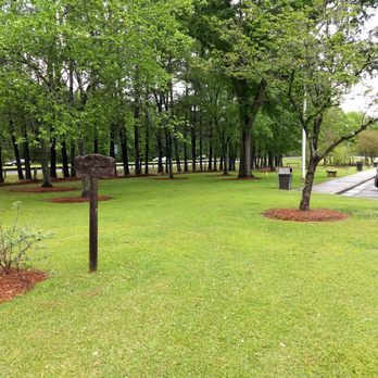 Georgia Visitor Center - Shady spot away from the crowd donated by a local winery - Visitor Centers Near Me - West Point, Georgia