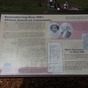 Candler Park - A historical marker - Parks Near Me - Atlanta, Georgia