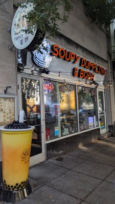 Soupy Dumpling & Fancy Cuppa Bubble tea by null