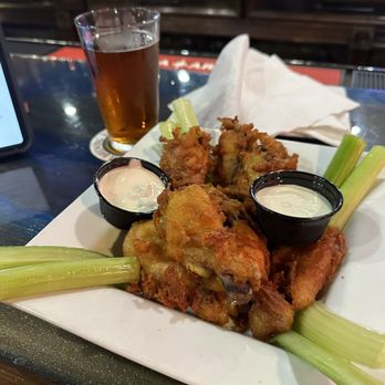 Hall's On the River - Banana Pepper brined chicken wings - Southern Near Me - Winchester, Kentucky Hall's On the River - Banana Pepper brined chicken wings - Southern Near Me - Winchester, Kentucky