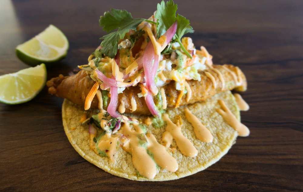 Food from Crispy Fish Tacos