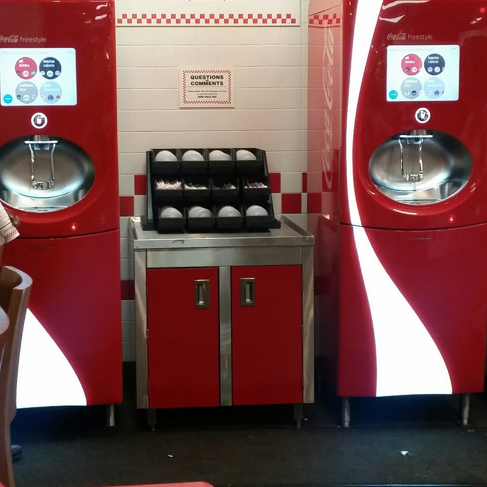 Five Guys - Drinks are unlimited and plenty - Burgers Near Me - Nottingham, NTT