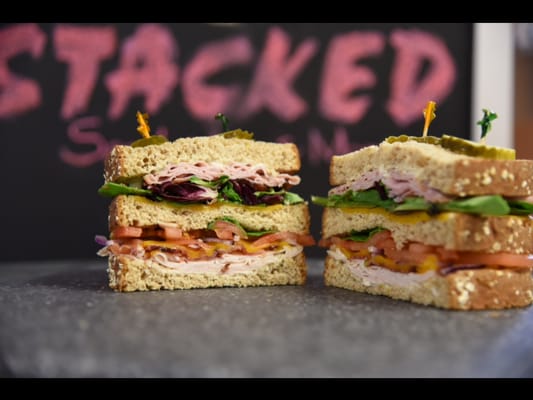 Stacked Sandwiches by null