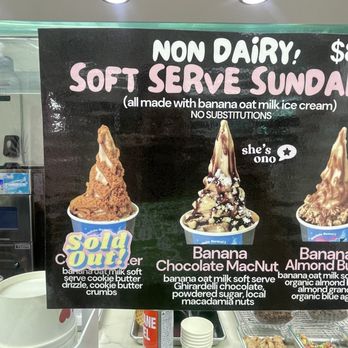 Thrills Soft Serve - menu - Ice Cream & Frozen Yogurt Near Me - Honolulu, Hawaii