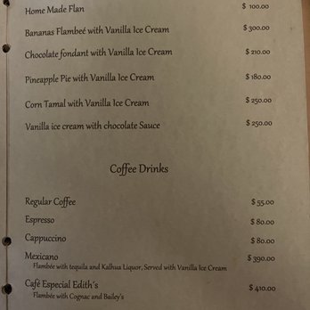 Edith's - Menu - Mexican Near Me - Cabo San Lucas, BCS Edith's - Menu - Mexican Near Me - Cabo San Lucas, BCS
