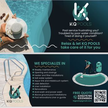 KQ POOLS - Pool & Hot Tub Service Near Me - Riverhead, New York KQ POOLS - Pool & Hot Tub Service Near Me - Riverhead, New York