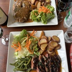 Le Jardin d'en Face - Lamb dish. Duck dish. KISS kiss to the chef!
